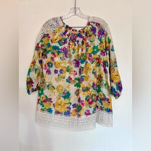 HOPE‎ & HARLOW WOMEN’S LONG SLEEVES TOP, SZ Med. EUC